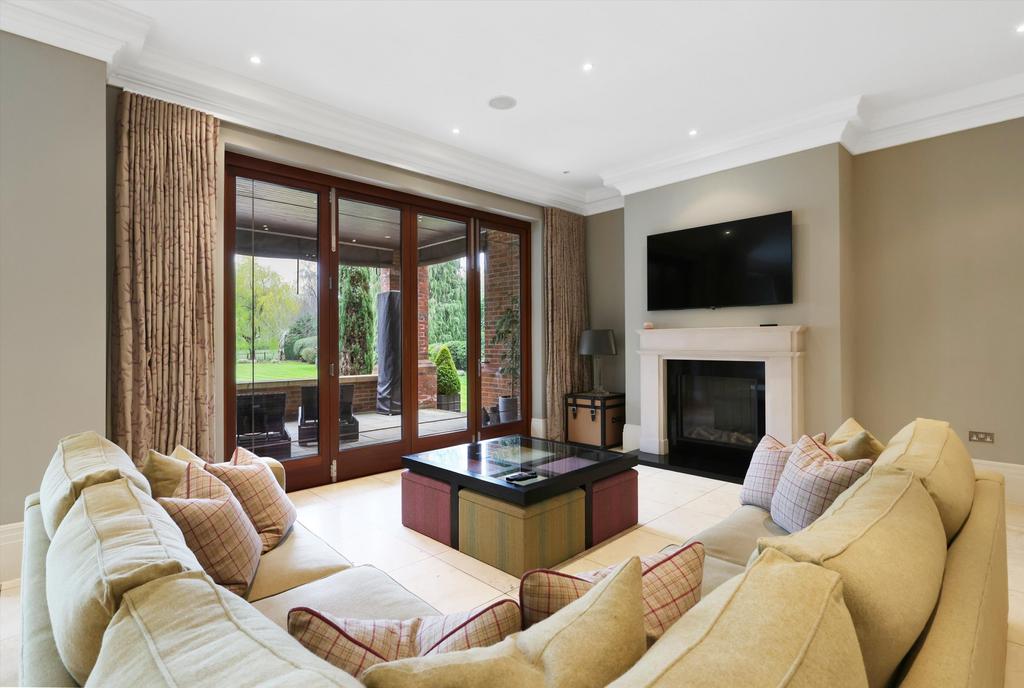 Living room, fireplace