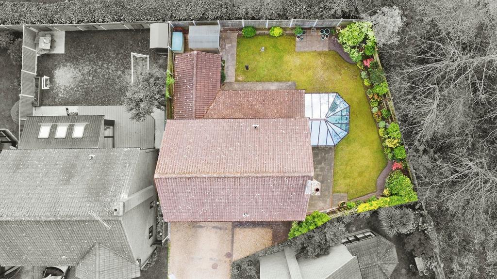 Aerial view, land