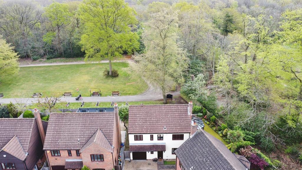 Aerial view, land