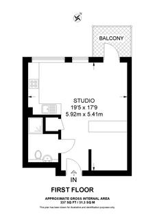 Studio for sale, Hill House, Highgate Hill, London, N19