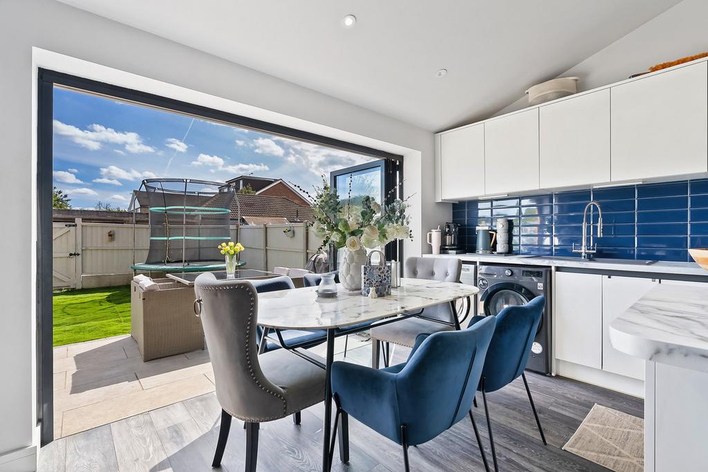 Open-plan living area, open plan living