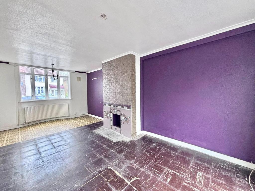Living room, fireplace