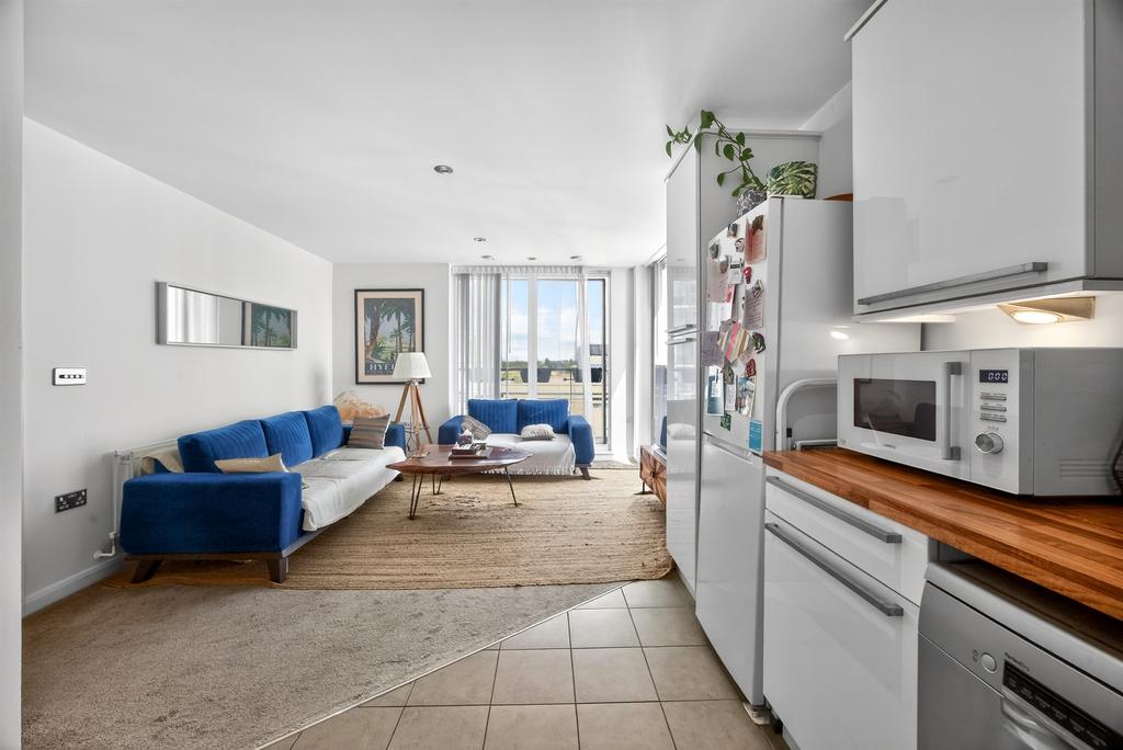 Open-plan living area, open plan living