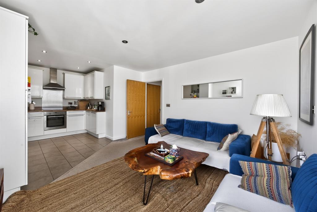 Open-plan living area, open plan living
