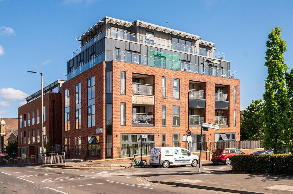 Apartment building facade, block of apartments