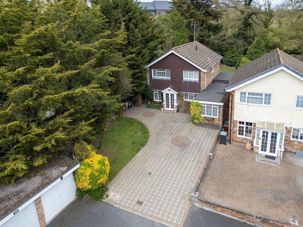 Aerial view, land