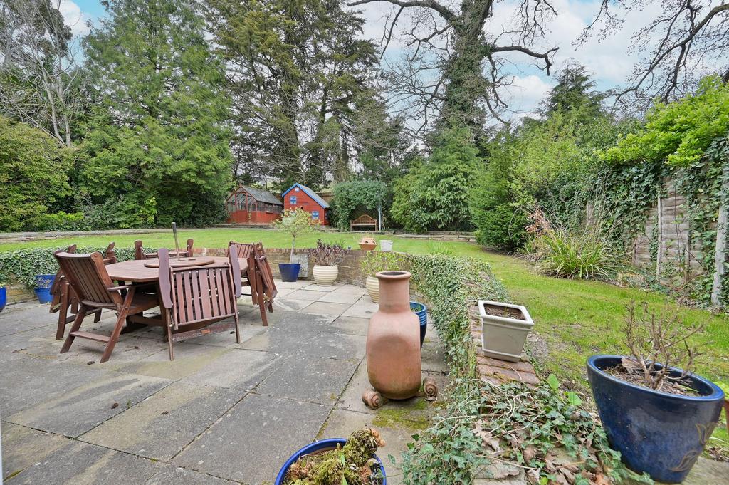 Patio view, garden
