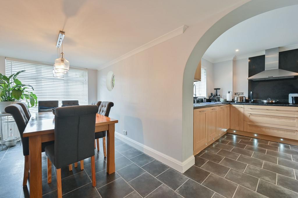 Open-plan living area, open plan living