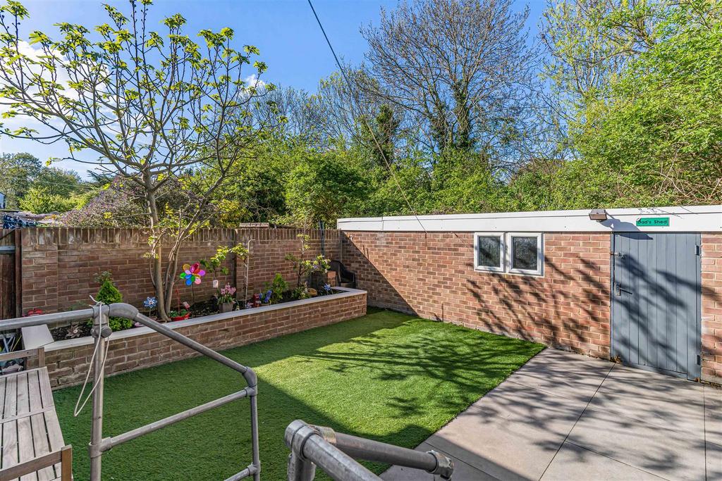 Patio view, garden