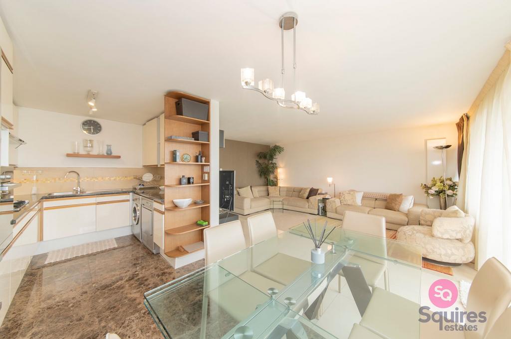 Open-plan living area