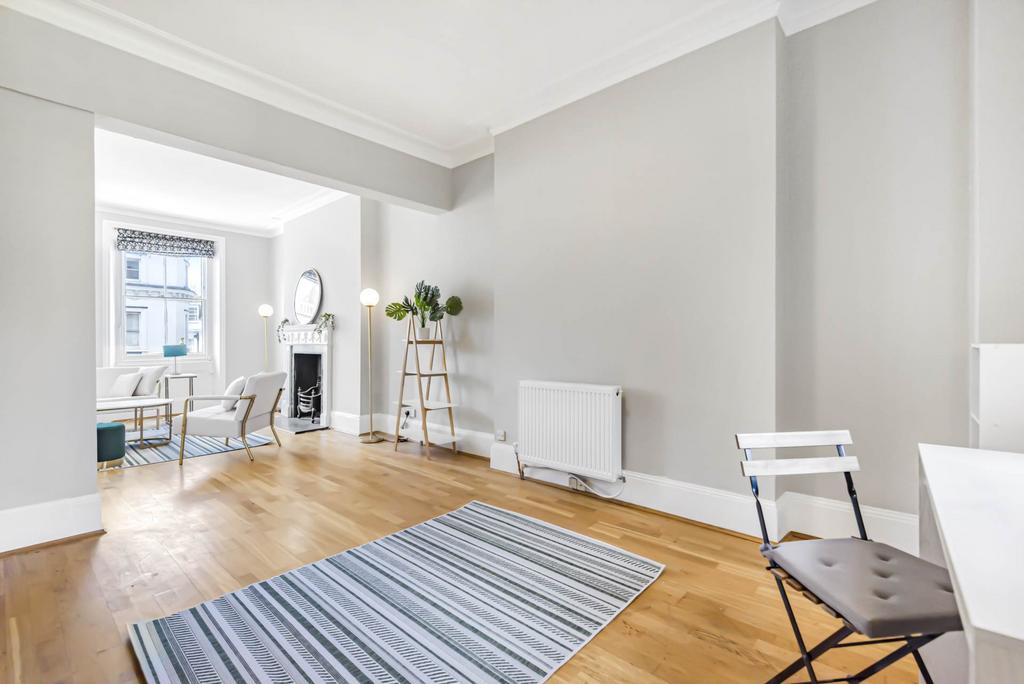Open-plan living area, open plan living