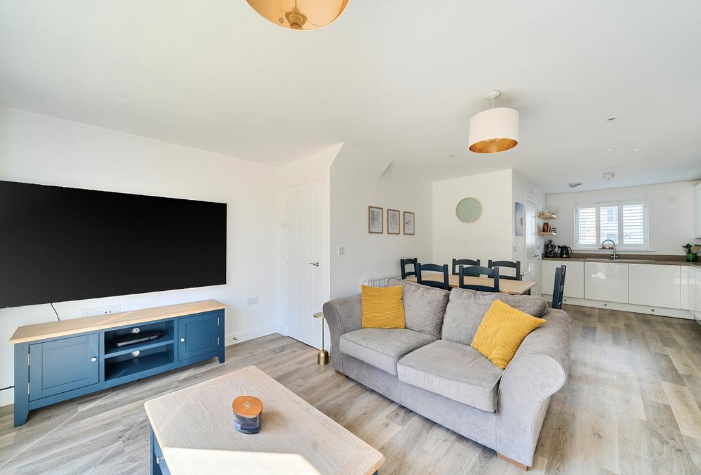 Open-plan living area, open plan living