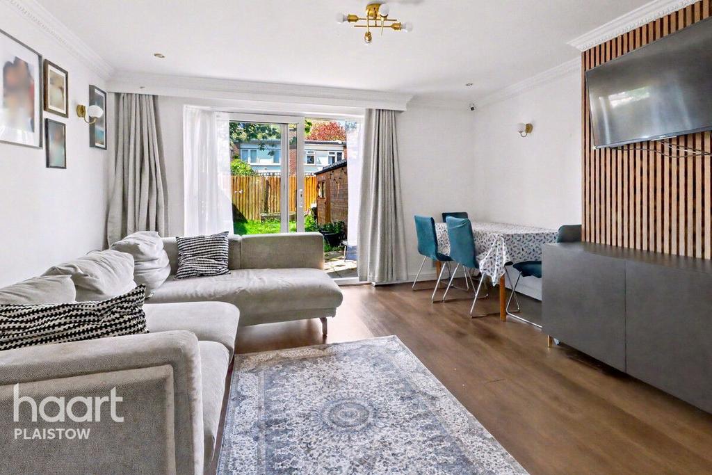 Open-plan living area, open plan living