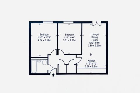 2 bedroom apartment to rent, Delft Crescent, SWINDON, SN25