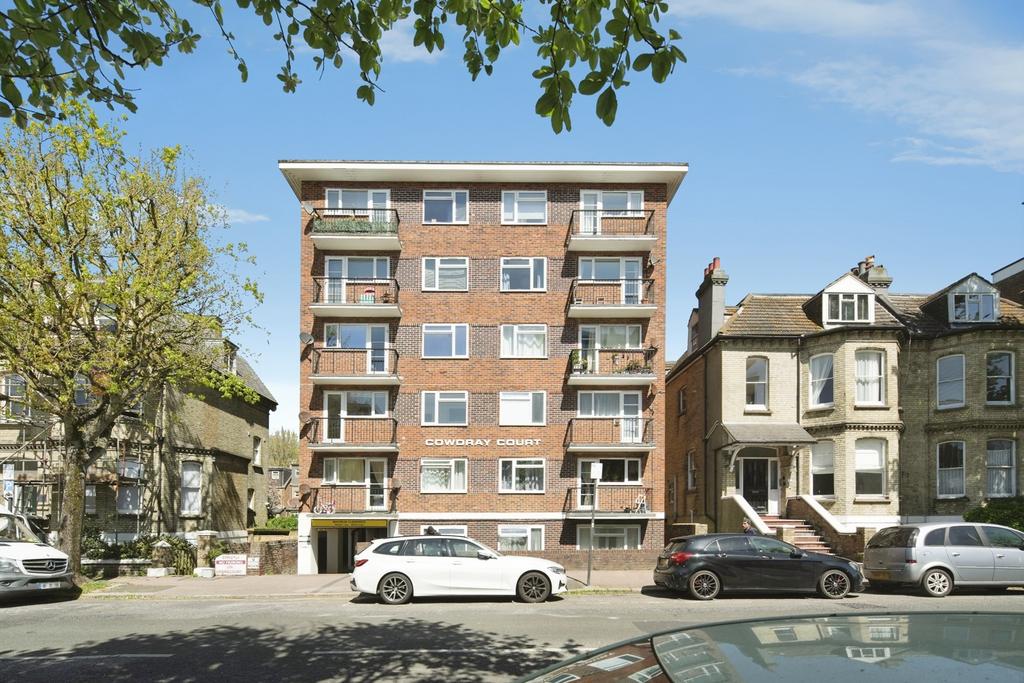 Apartment building facade, block of apartments