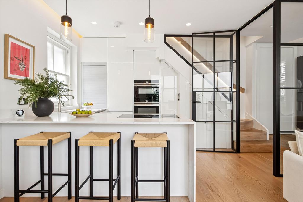 Open-plan living area, open plan living