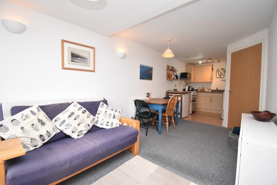 Open-plan living area, open plan living