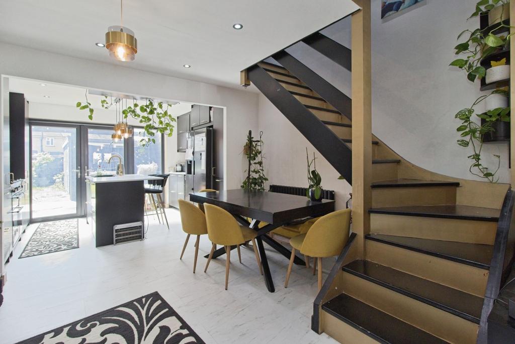 Open-plan living area, open plan living