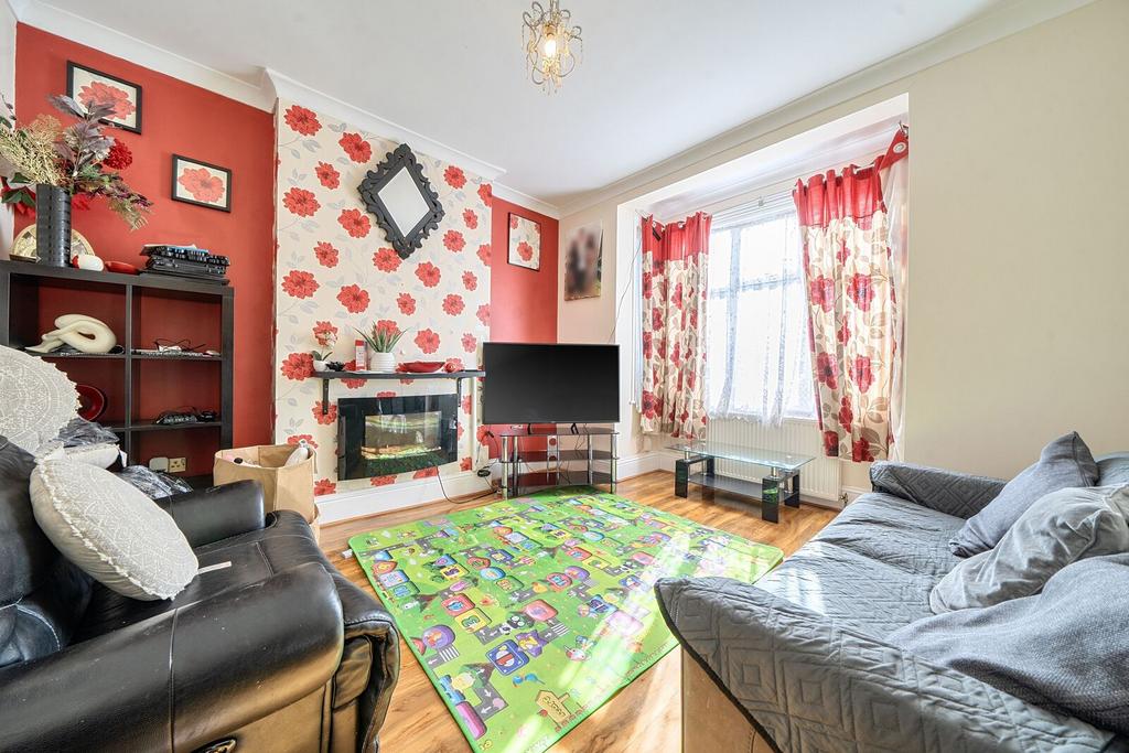 Living room, fireplace