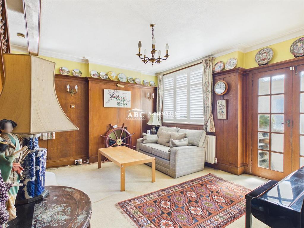 Living room, fireplace