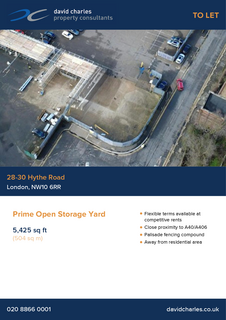 Land to rent, 28-31 Hythe Rd London NW10 6RS