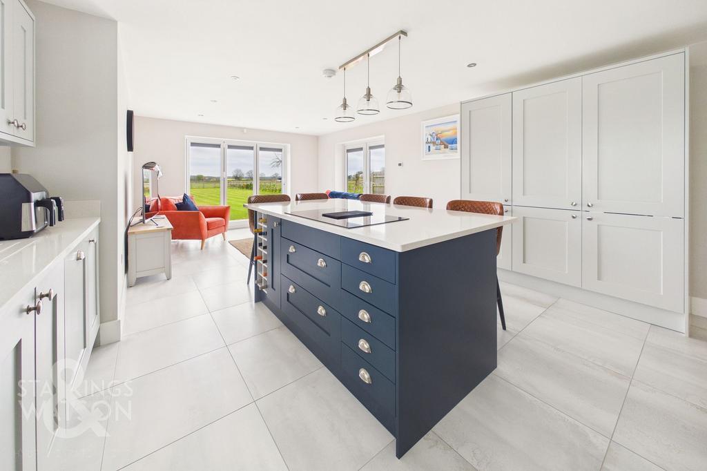 Open-plan living area, open plan living