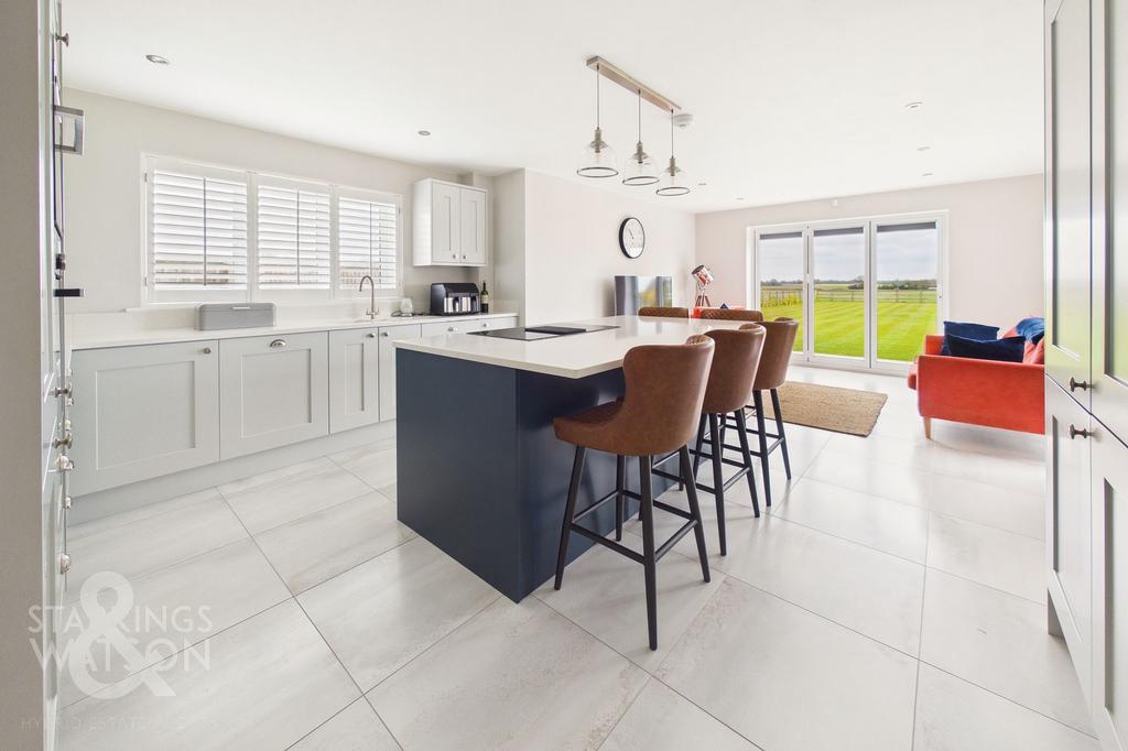 Open-plan living area, open plan living