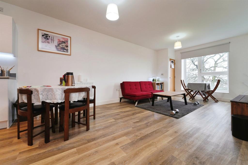 Open-plan living area, open plan living
