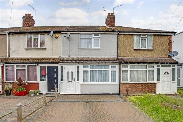 Semi-detached house exterior, driveway