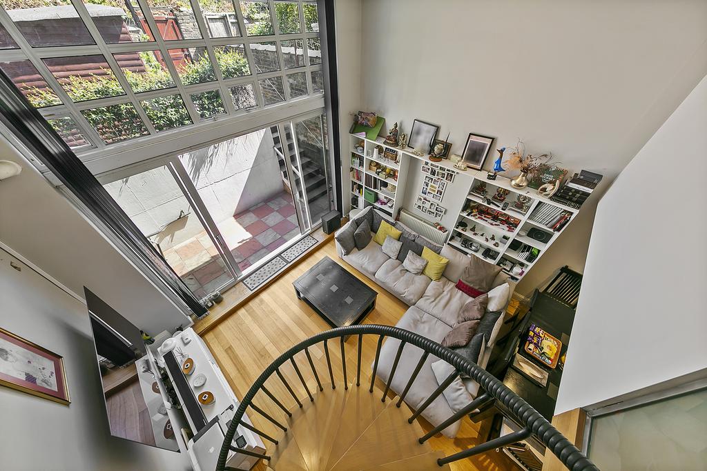 Open-plan living area, open plan living