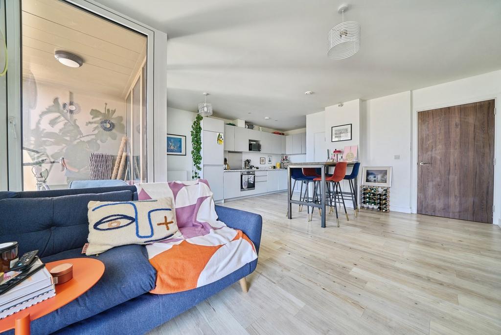 Open-plan living area, open plan living