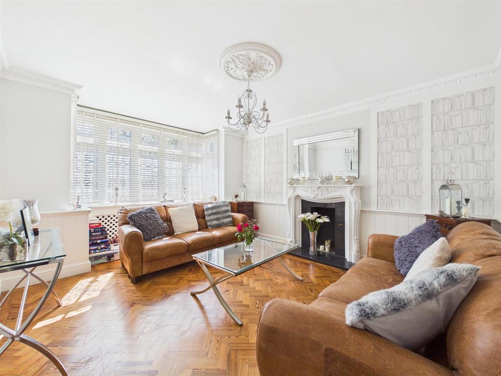 Living room, fireplace