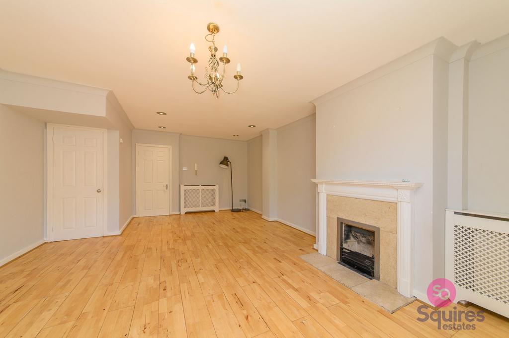 Living room, fireplace