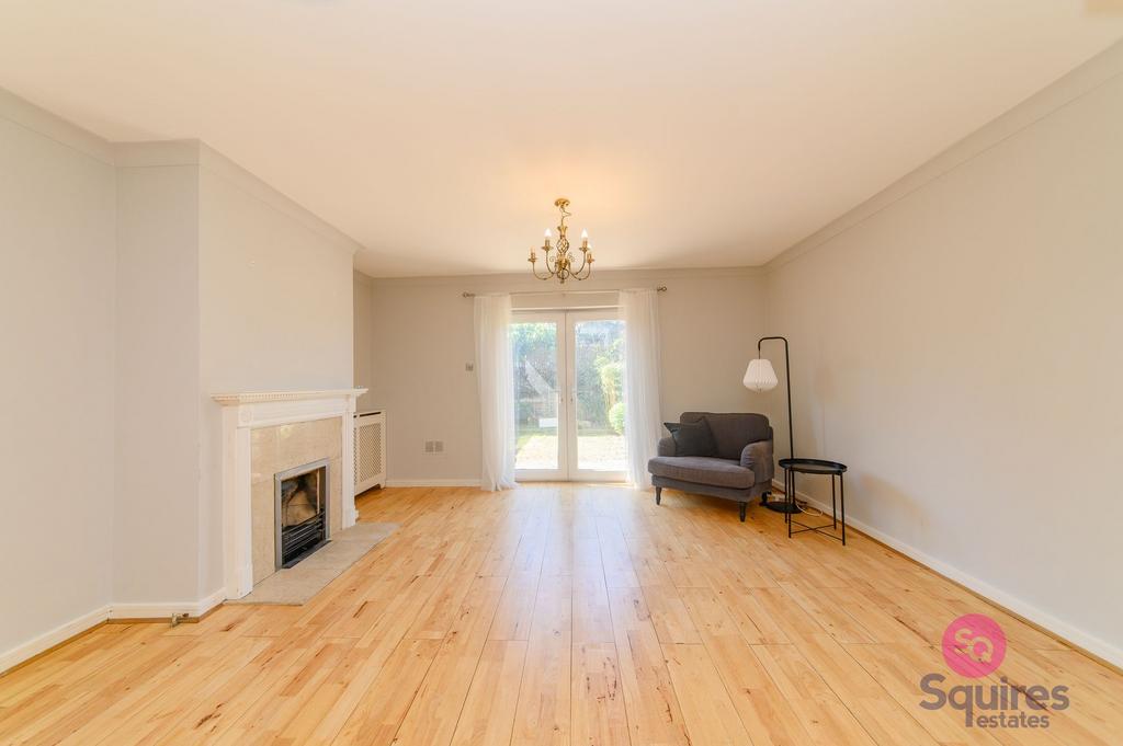 Living room, fireplace