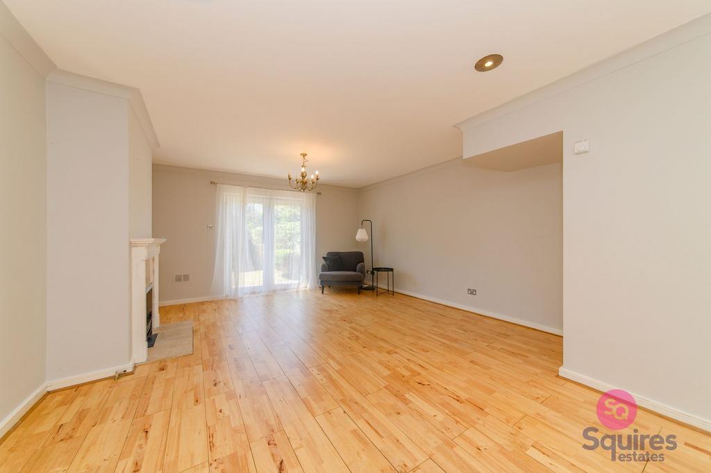 Living room, fireplace