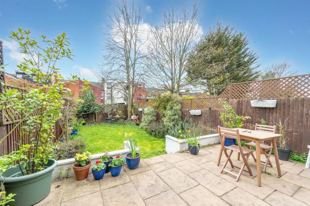 Patio view, garden