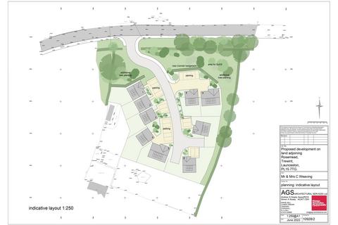 Plot for sale, Trewint, Launceston PL15