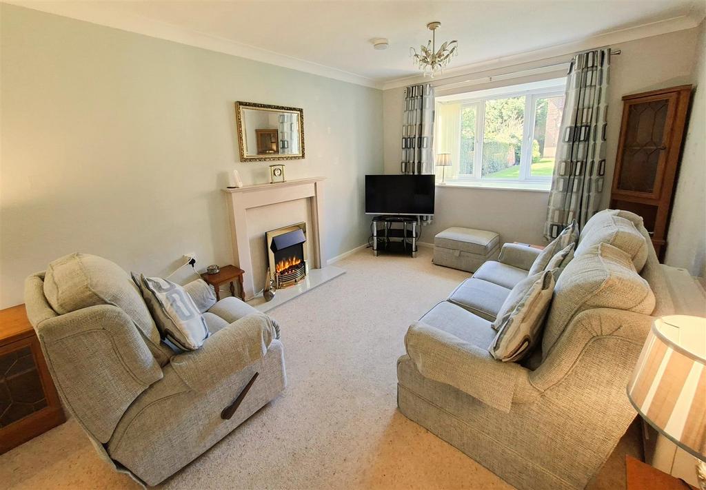 Living room, fireplace