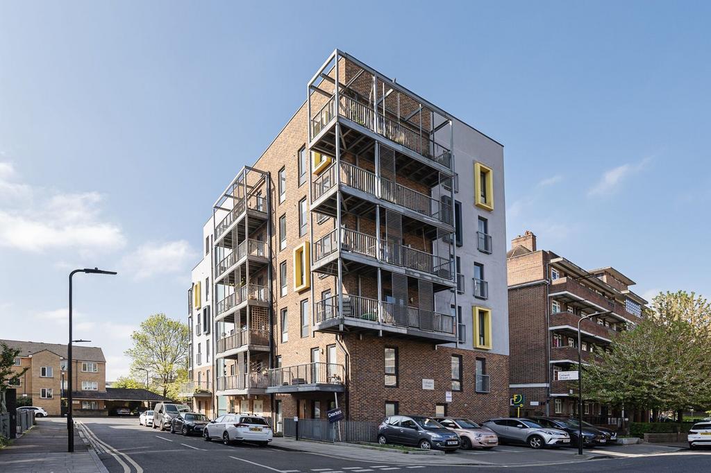 Apartment building facade, block of apartments
