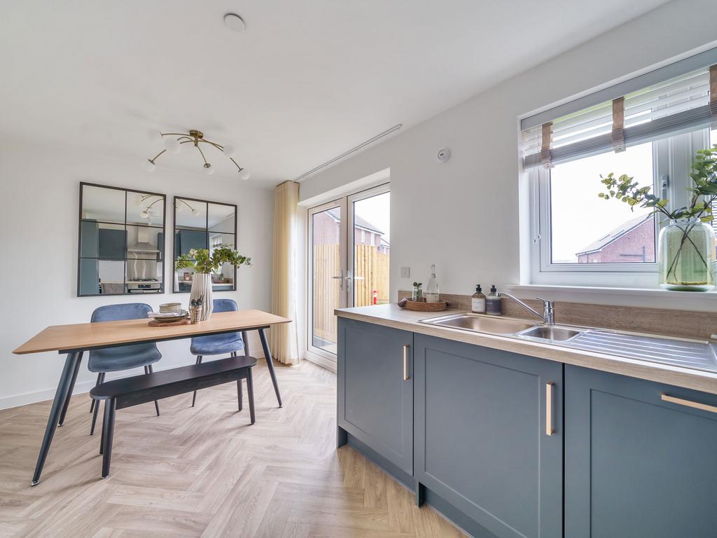 Kitchen, open plan living