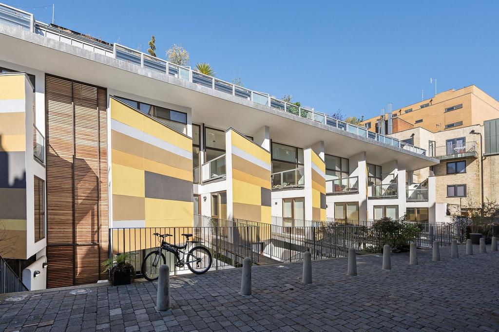 Apartment building facade, block of apartments