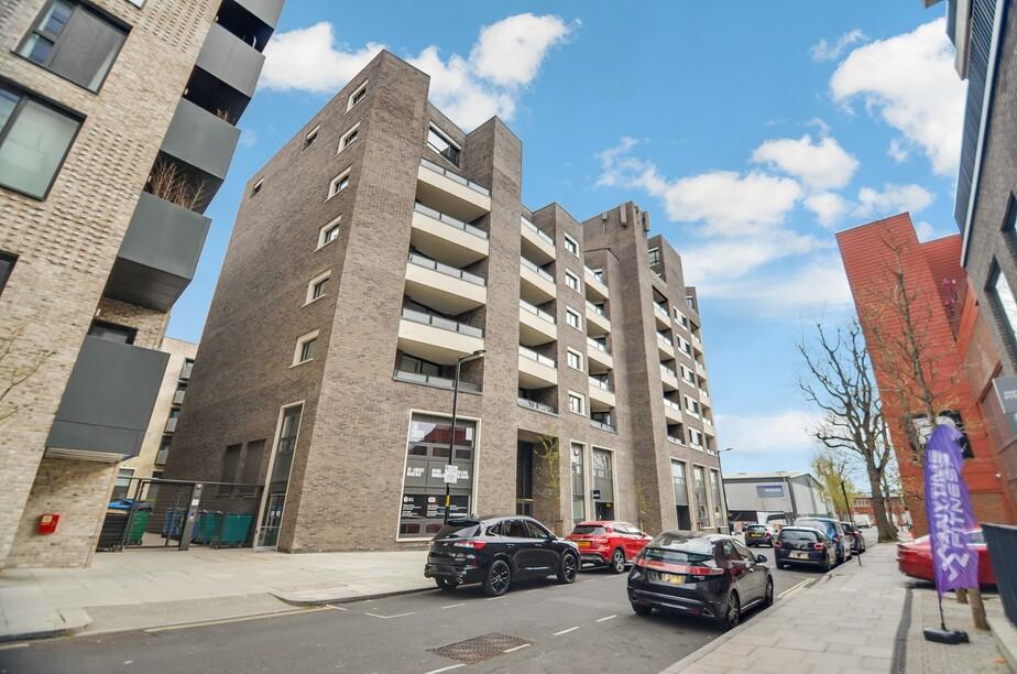 Apartment building facade, block of apartments