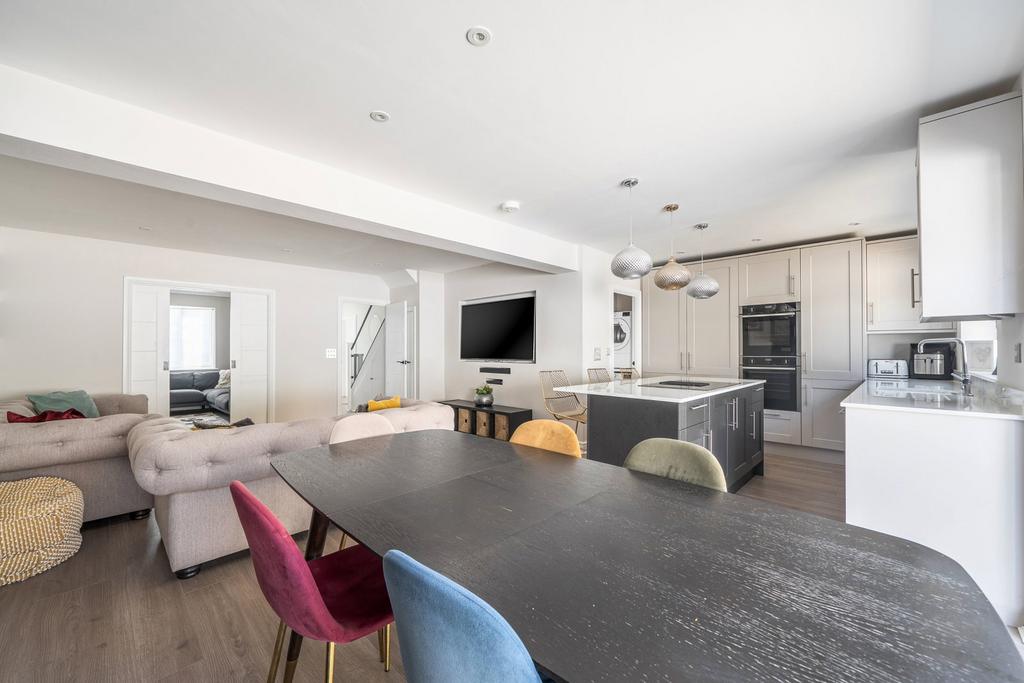 Open-plan living area, open plan living