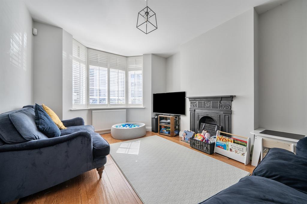 Living room, fireplace
