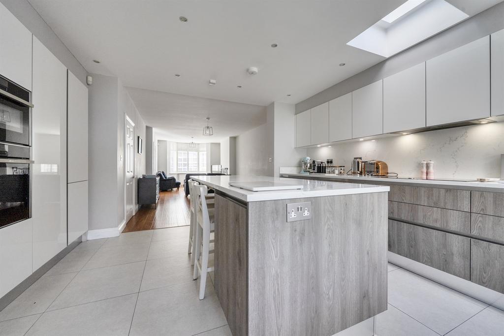 Open-plan living area, open plan living