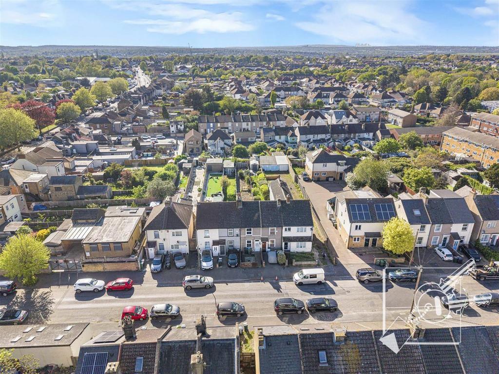 Aerial view, land