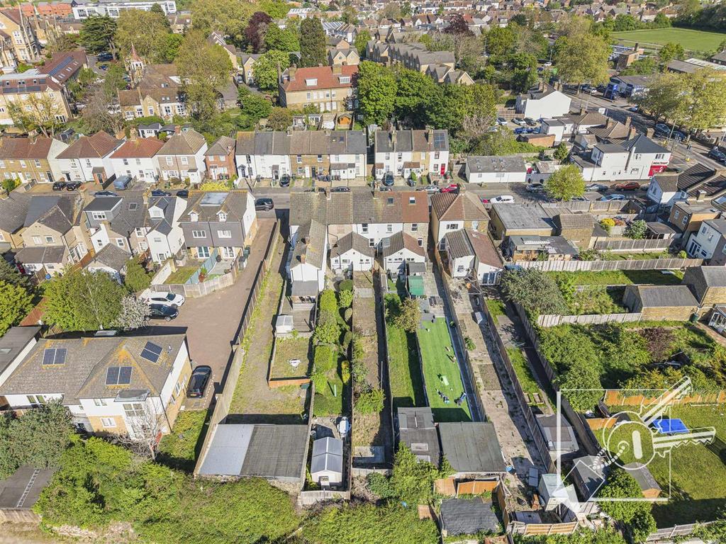 Aerial view, land
