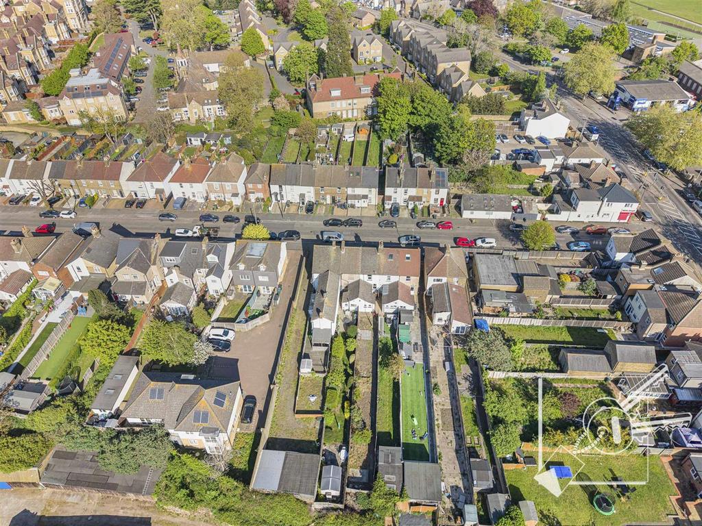 Aerial view, land