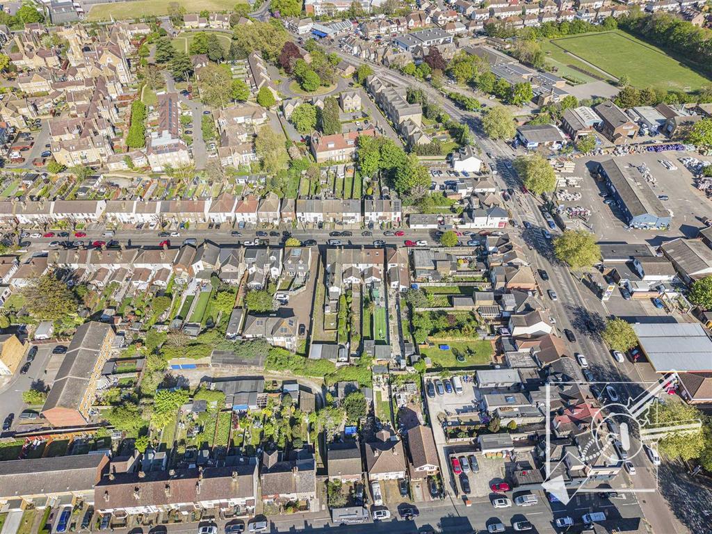 Aerial view, land