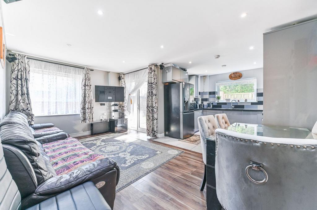 Open-plan living area, open plan living